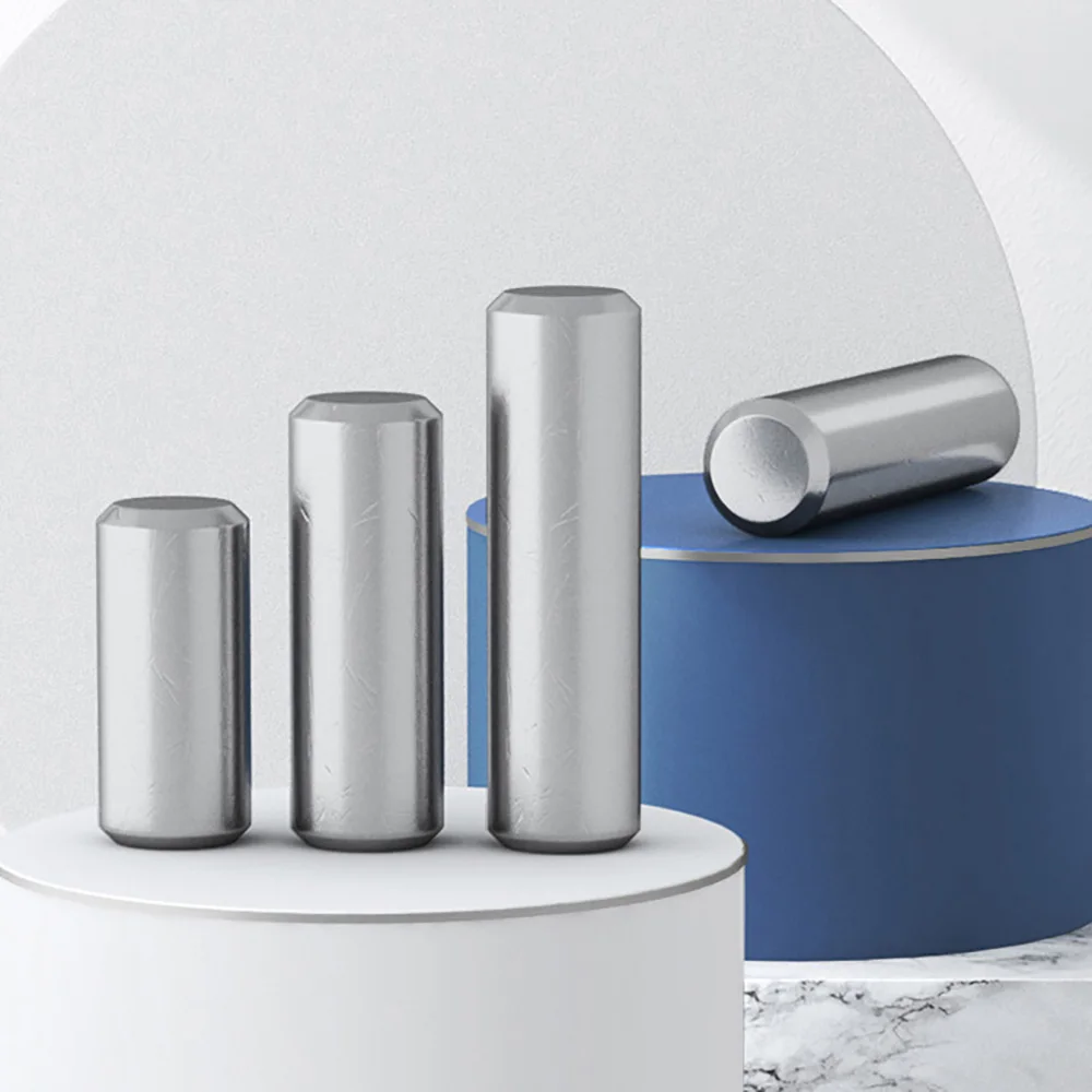 10-80mm M4M5 Stainless Steel 304 Solid Parallel Locating Dowel Pins Cylindrical Metal Shaft Pins For General Mechanical Fixation
