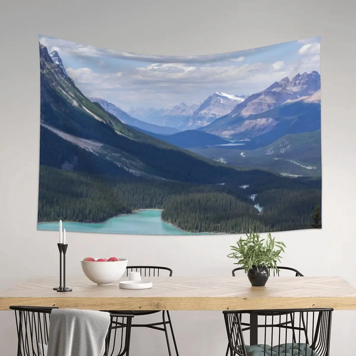 

Relaxing Summer Mountain Vacation Nature Photography Tapestry Bedroom Deco Room Decor Cute Tapestry