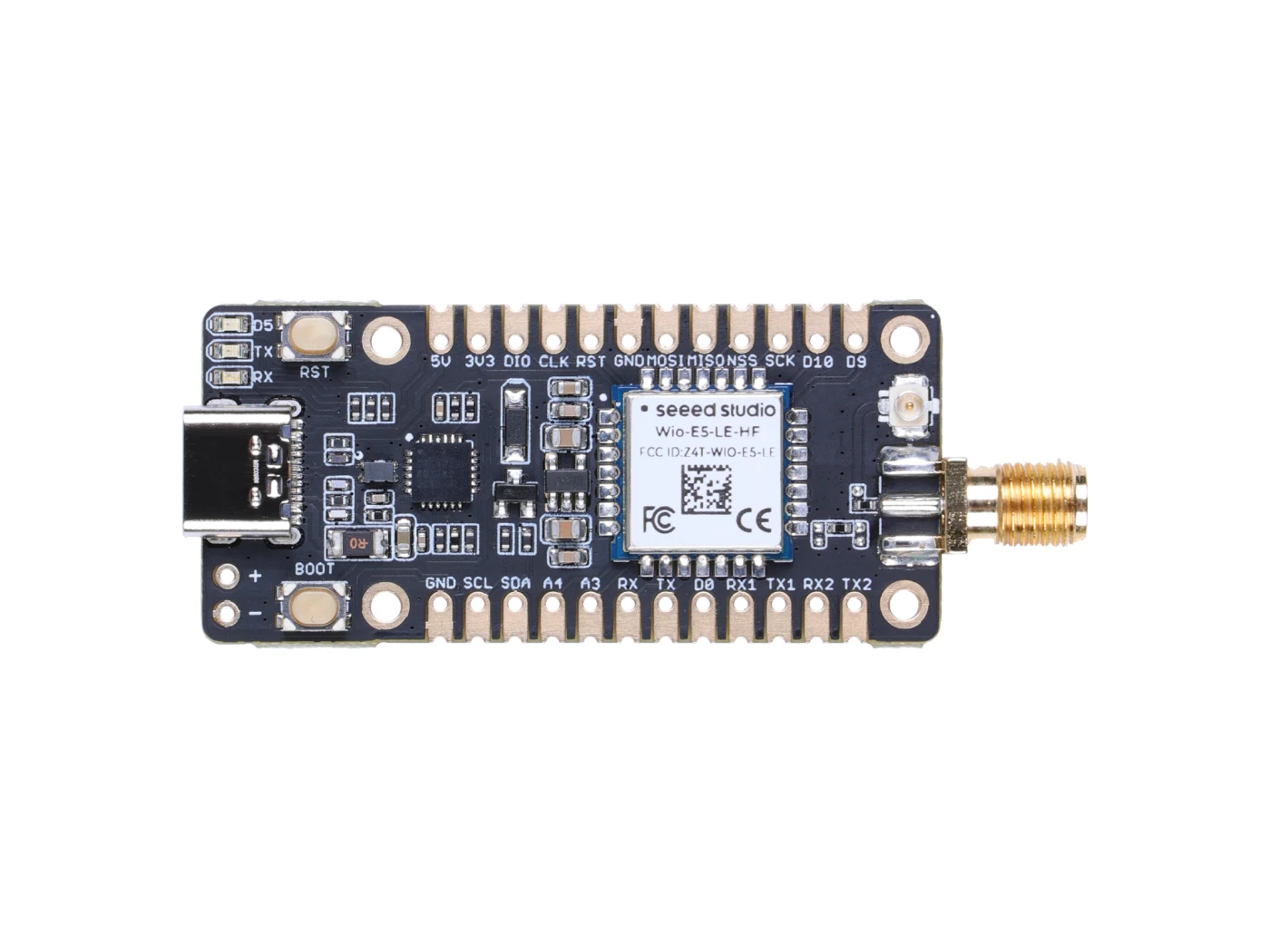 Wio-E5-LE mini Dev Board - STM32WLE5JC, ARM Cortex-M4 and SX126x