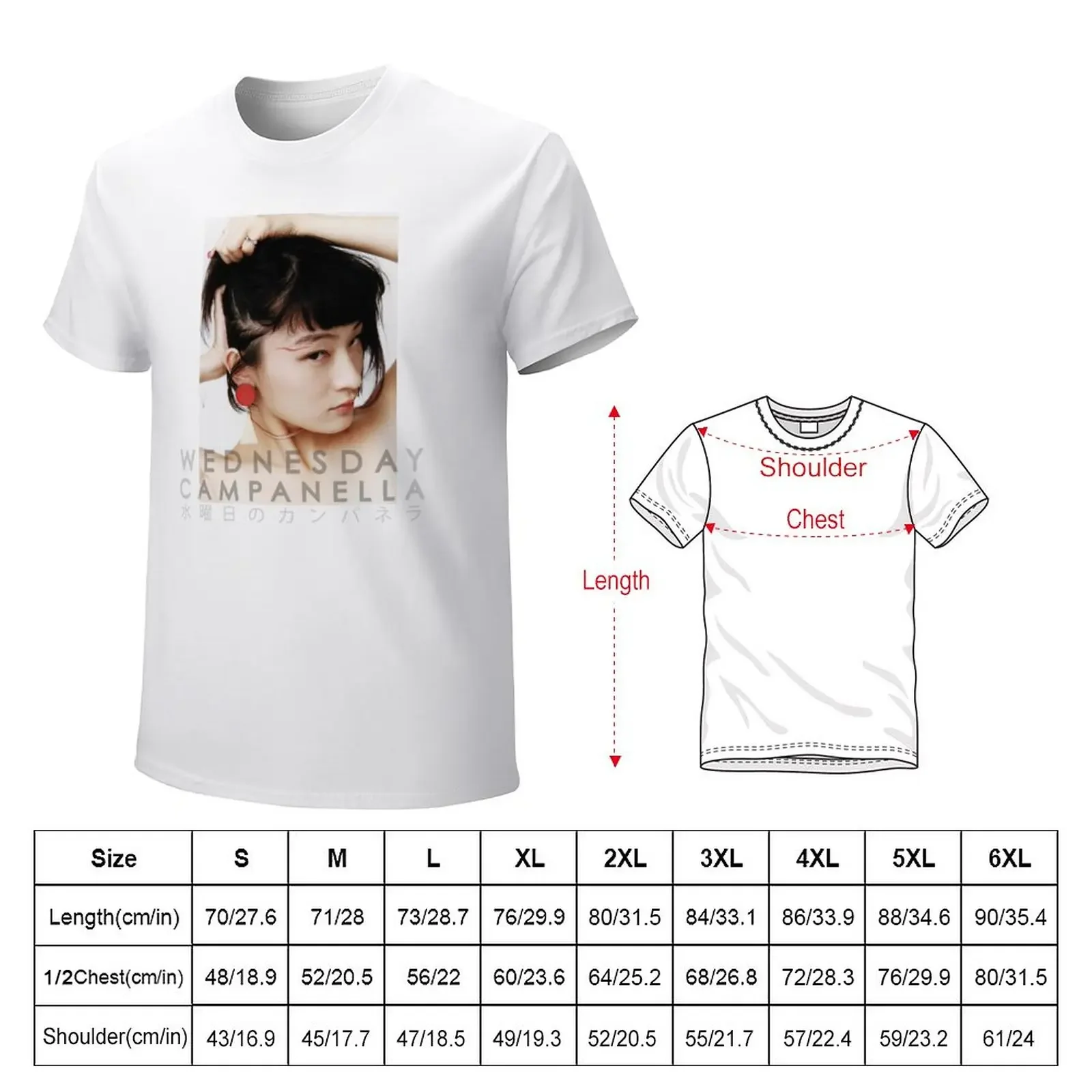 Wednesday Campanella -Gaze KOM_I T-Shirt cute tops korean fashion mens clothes boys animal print cute tops mens t shirts