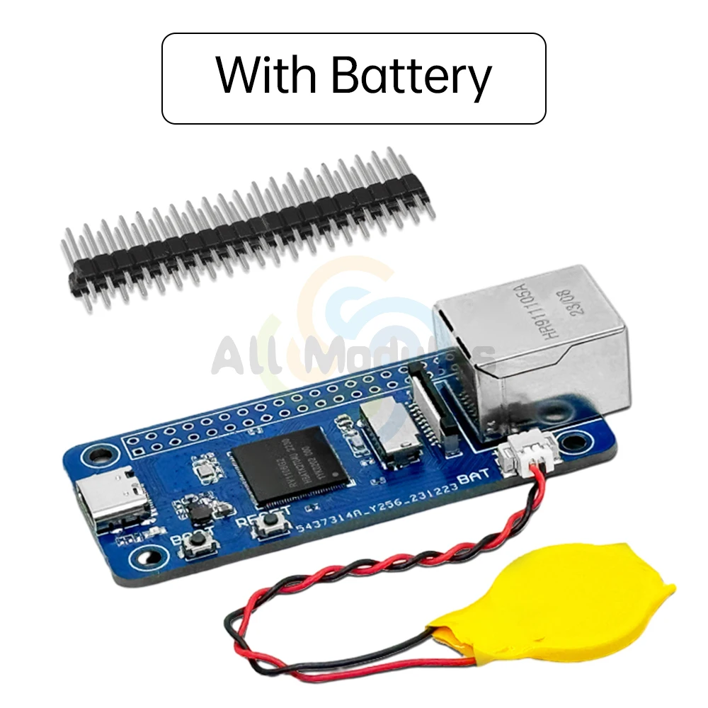 Micro Linux Development Board, RISC-V Arquitetura, 256MB Flash, Inteligência Artificial, RV1106