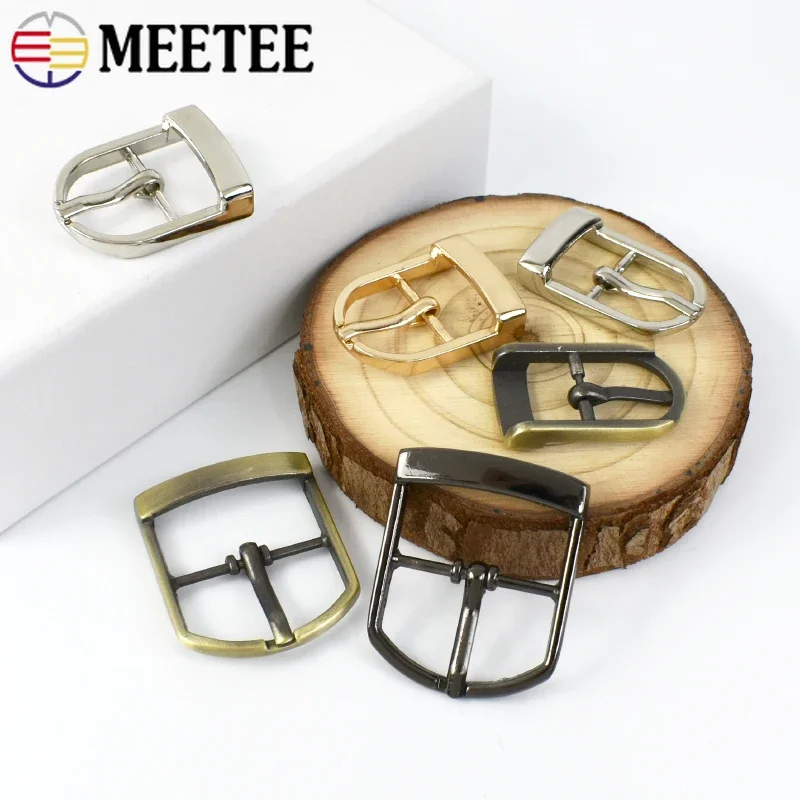 5/10Pcs 13/16/20/25mm Metal Pin Buckle Bag Strap Belt Buckles Slider Ring Hook Shoes Adjuster Clasp DIY Leather Accessories