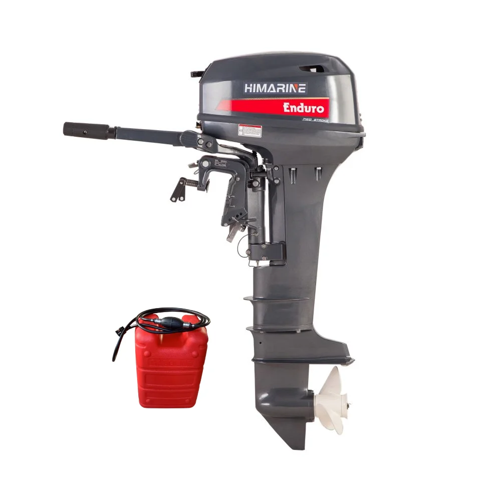 Outboard Motor 2 Stroke 15HP Boat Motor Marine Engine Compatible for Yamaha 6B4 Enduro E15DMHL for Fishman