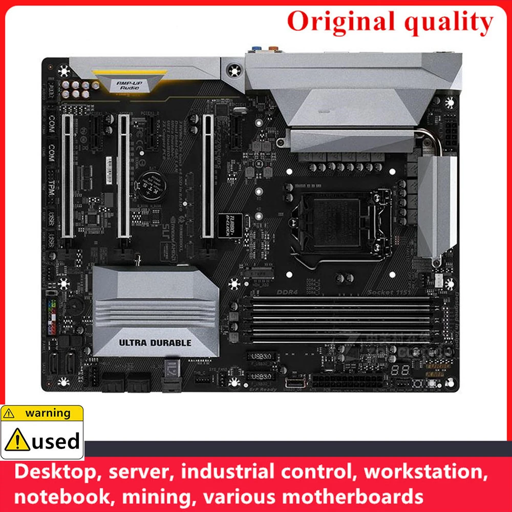 For GA-Z270X-UD5 Z270X-UD5 Motherboards LGA 1151 DDR4 64GB ATX Intel Z270 Overclocking Desktop Mainboard M.2 NVME SATA III