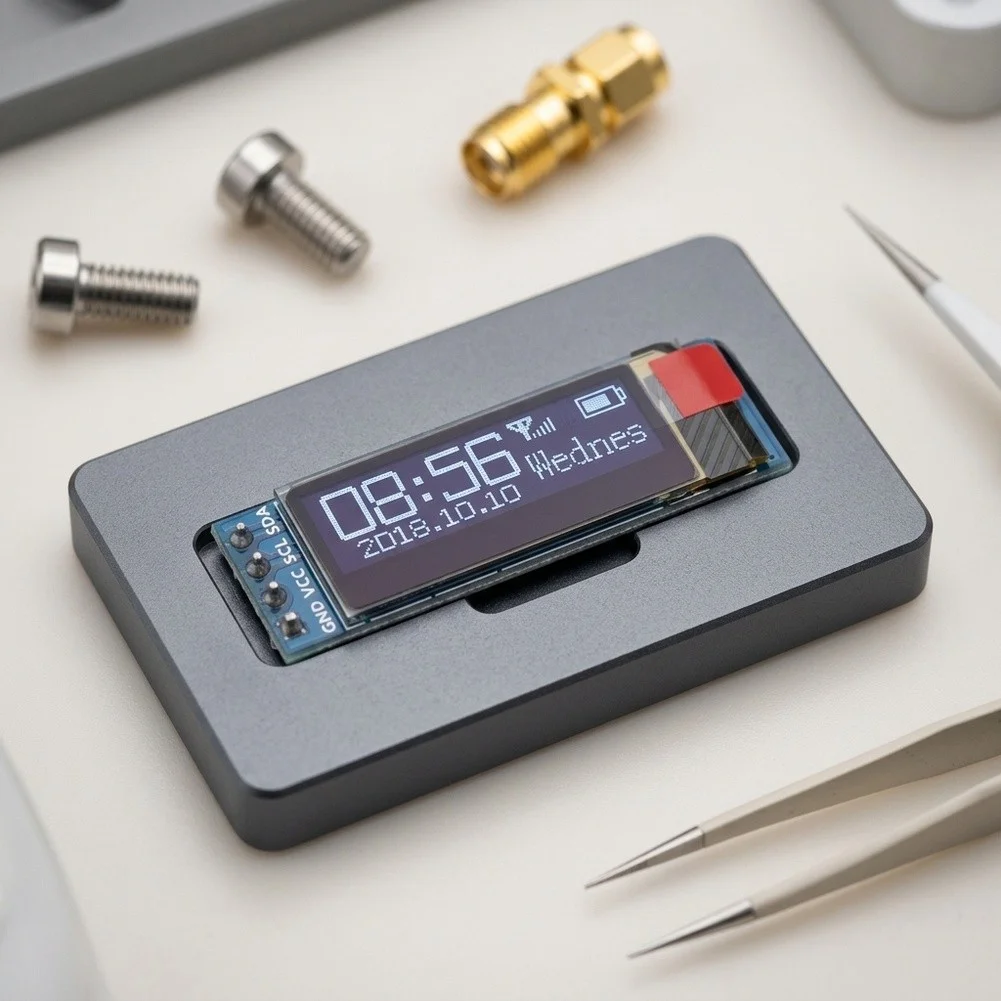 For OLED Display Module 0.91 inch 128x32 Resolution IIC Protocol Compact Dimensions for Integration into Small Scale Projects