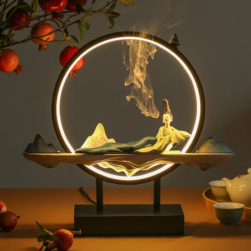 Fragrance Seating Room Incense Burner Beautiful Modern Elegant Meditation Incense Burner Zen Vintage Incensario Home Decor