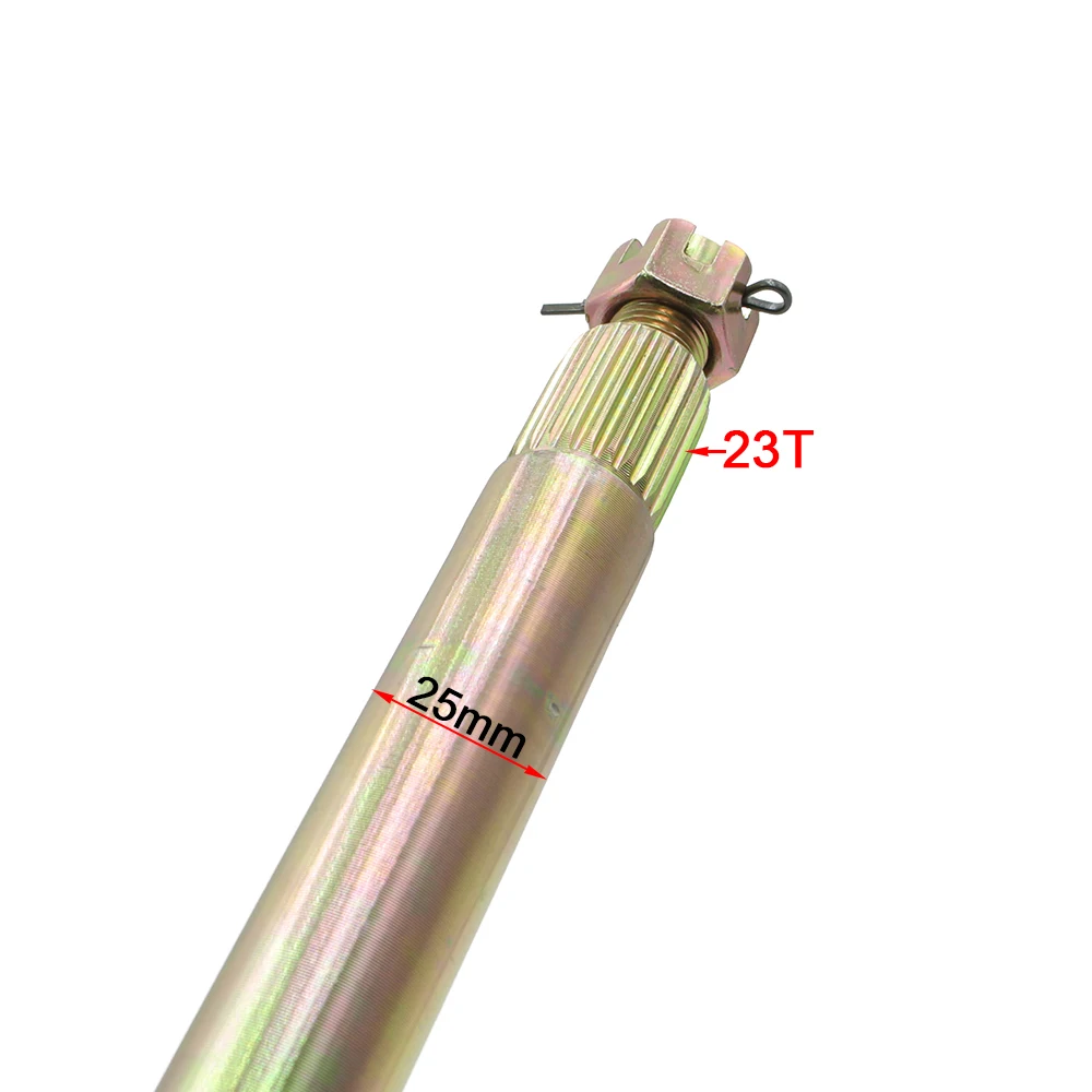 ATV 610mm/650mm/720mm/740mm rear axle suitable for DIY 49cc 50cc 110cc 125cc electric mini kids Go Guggy ATV QUAD bicycle parts - view 4