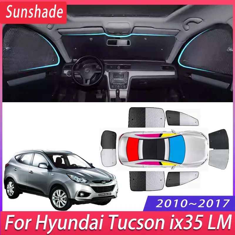 

Car Sunshade For Hyundai Tucson ix35 LM 2010~2017 2011 Heat Insulation Sun Protection Sunshade Windshield Visor Car Accessories