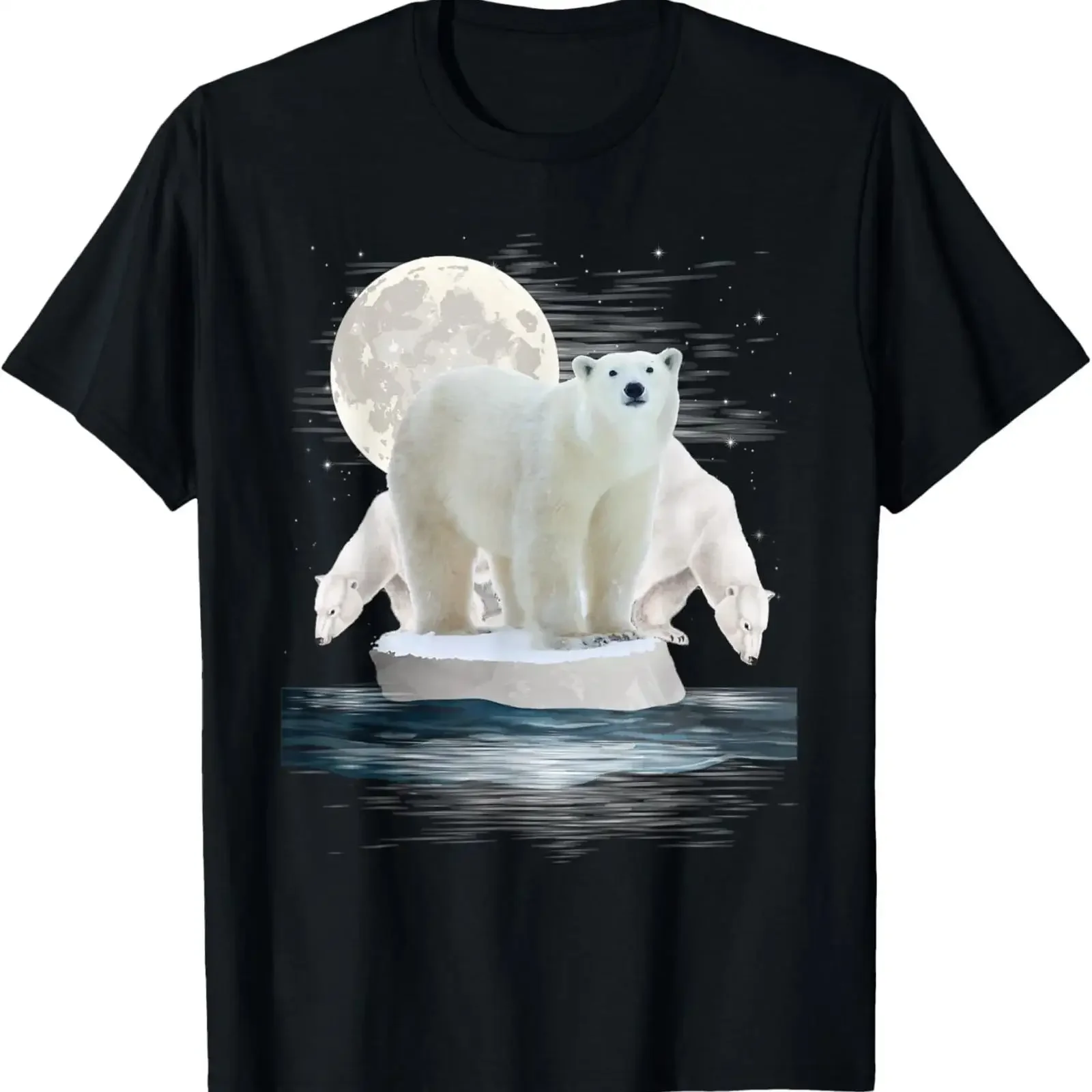 Polar bears wildlife zoo animal lovers zookeepers nature T shirt all sizes S 4XL vintage Washed Stretched Casual