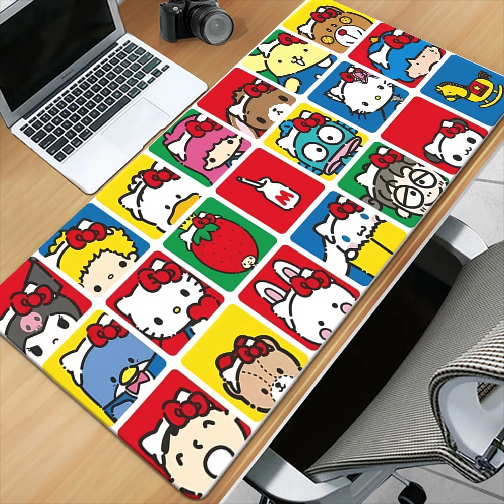 Hello kitty Mouse Pad,table mat,Keyboard Gaming Accessories,Computer,cartoon pattern,gamer,decor table mat,placemats for table