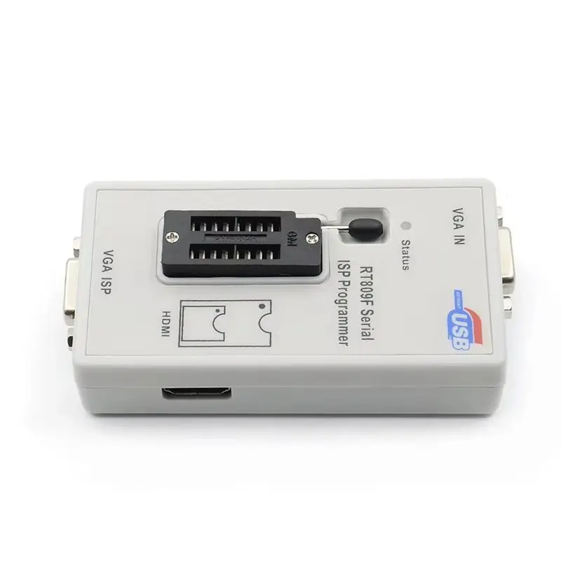 AT13 RT809F Serial ISP Programmer Kit With Adapters Universal Programming Tool