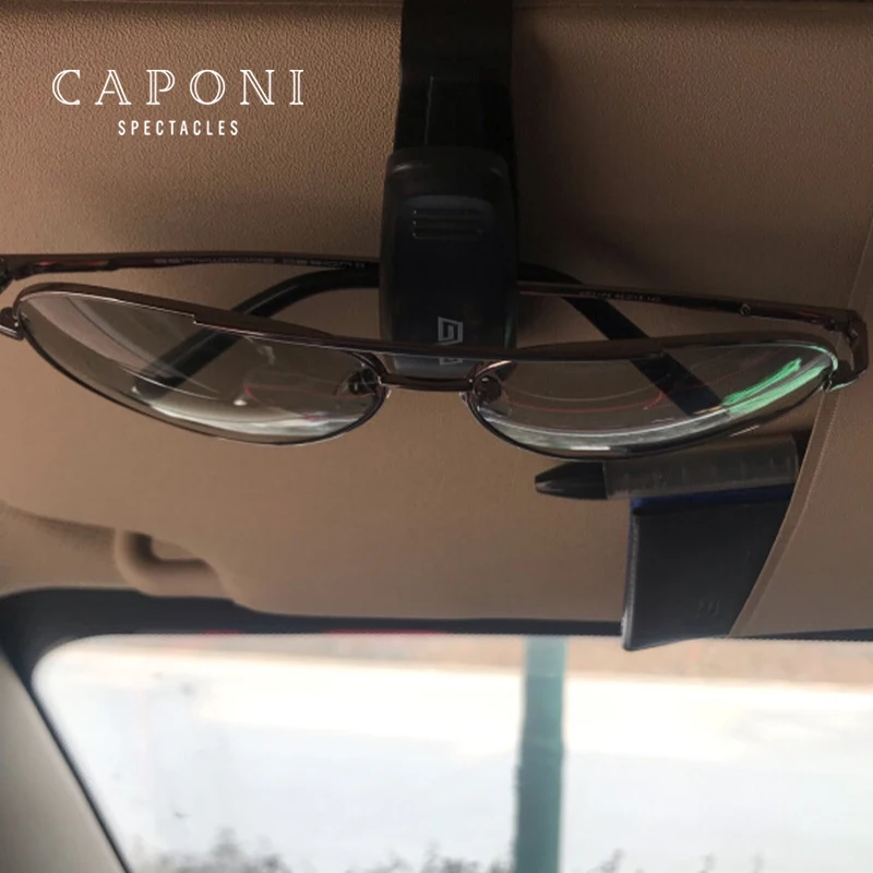 Car Glasses Fastener Clip Holder Universal Auto Sun Visor Glasses Holder Sunglasses Clip Card Holder Eyeglasses Car Accessory