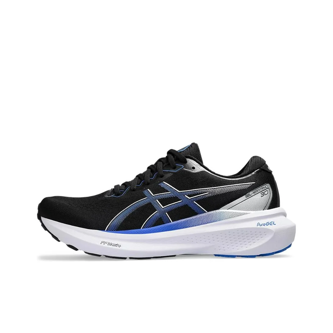 ASICS Gel Kayano 30 Running Shoes Men's Low Top Black/White/Blue 1011B548-004