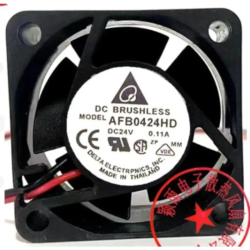 NEW CPU Fan For Delta AFB0424HD 24V 0.11A 4CM 2-wire Frequency Converter Cooling Fan 4020 40*40*20mm