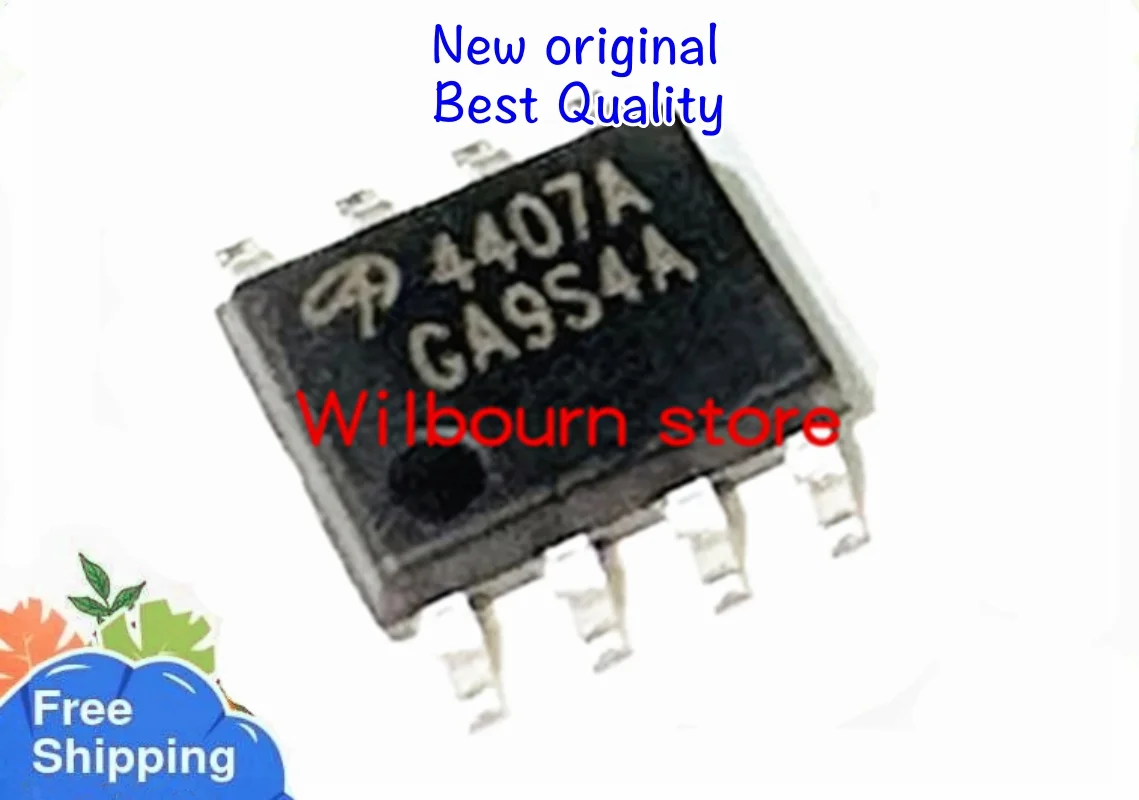 جديد الأصلي 100 قطعة/الوحدة AO4407A 4407A AO4407 MOSFET SOP-8