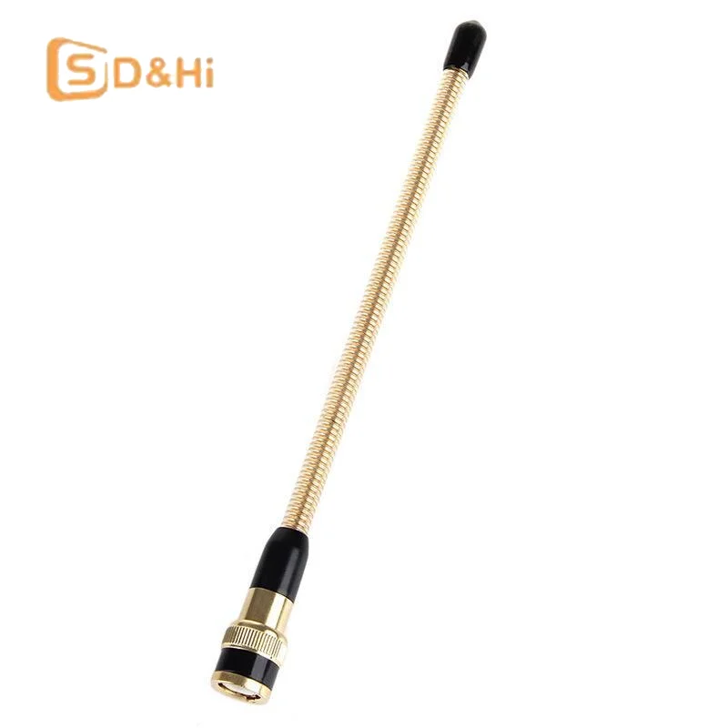 1PCS 136 To 174MHz Flexible Spring Radio Antenna BNC Connector High Signal Gain Replacement Antenna For Handheld Two Way Radio