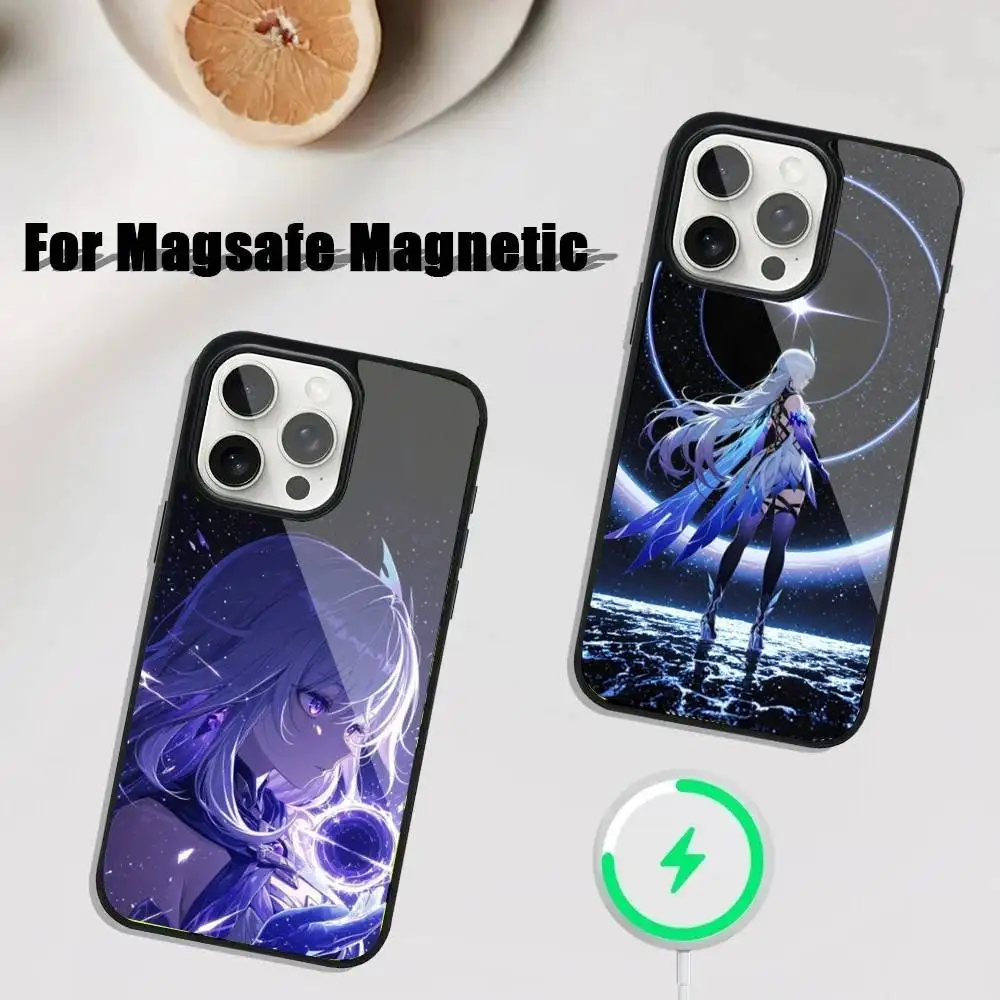 

Skirk Genshin Impact Phone Case For iPhone 17,16,15,14,13,12,11,Pro,Max,Plus,Mini,SE4,E Magnetic Magsafe Wireless Charging