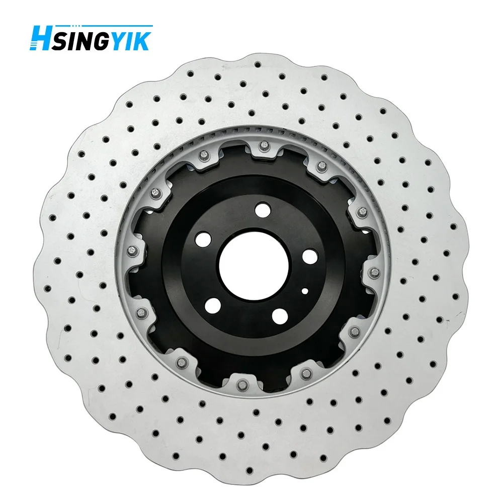 2026 New Wave Front Floating Break Disk Rotor for Au di A6 C7 Avant RS6 A7 Sportback RS7 Performance Quattro