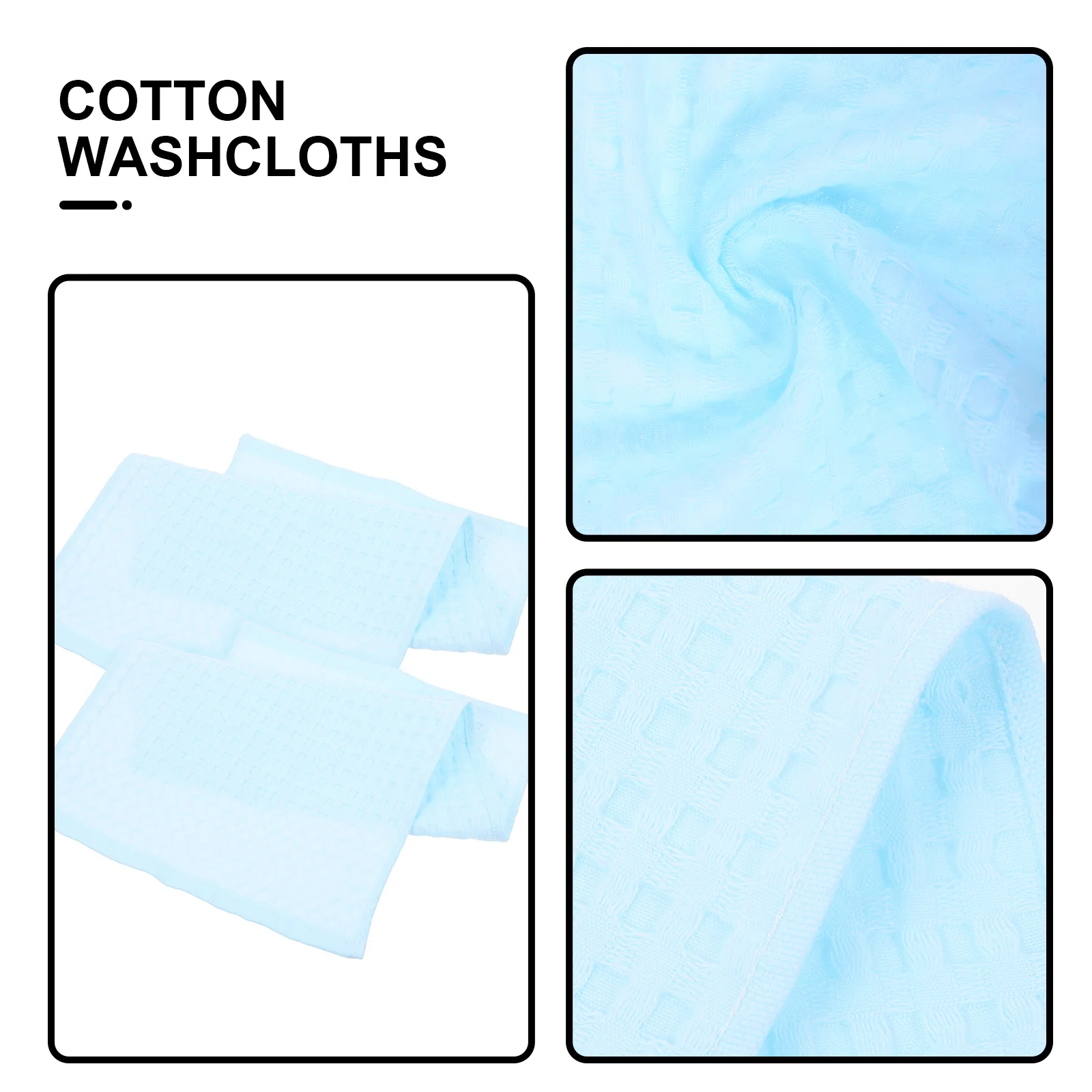 

2 шт., детские полотенца вафельного плетения, хлопковые мочалки для мытья рук для новорожденных детей, мягкие дышащие легкие весы для снятия макияжа