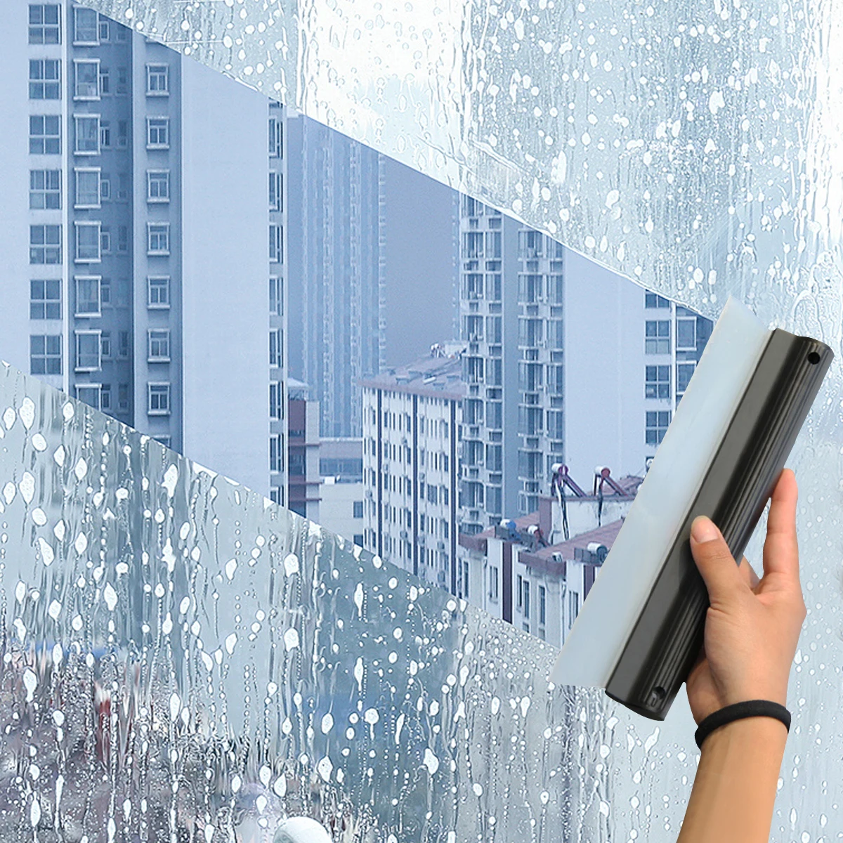 

1Pcs New Car Flexible Soft Wiper WindowGlass Scraper Cleaning Handy Squeegee auto Blade Clean Scraping Film Scraper