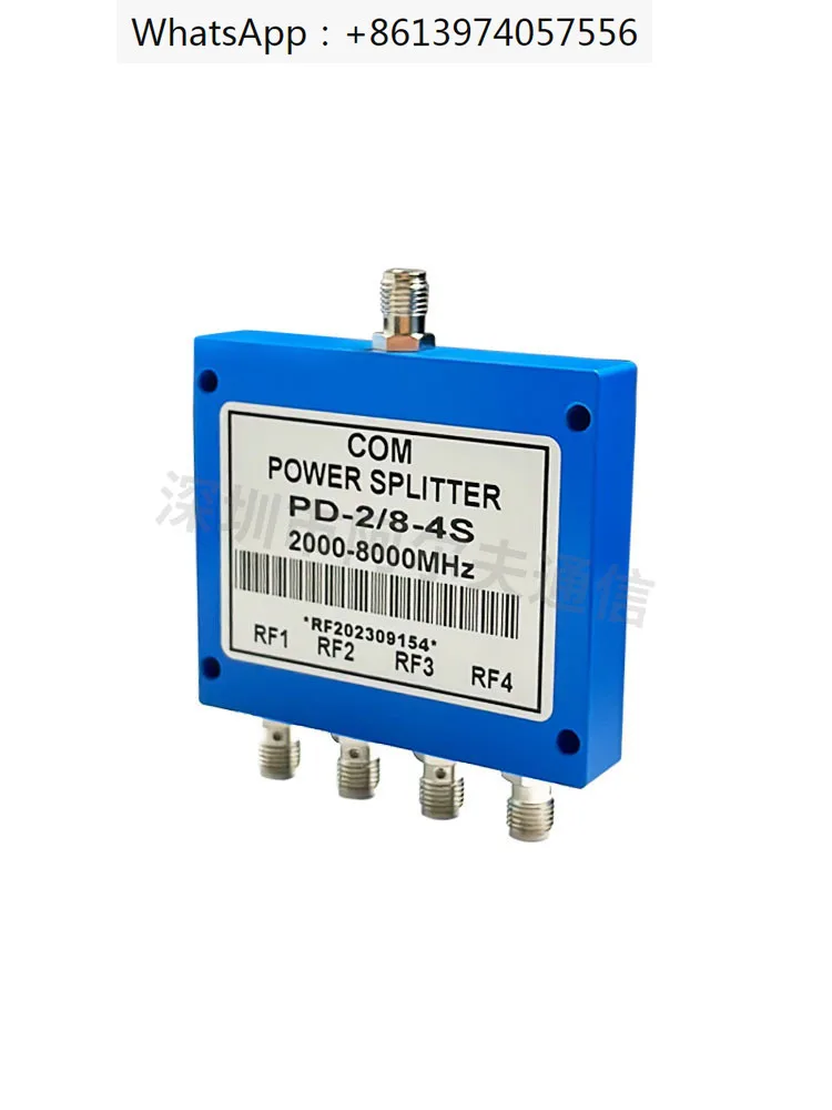 

Microstrip power divider 2-8G, one to four SMA 2000-8000MHz RF microstrip power divider combiner