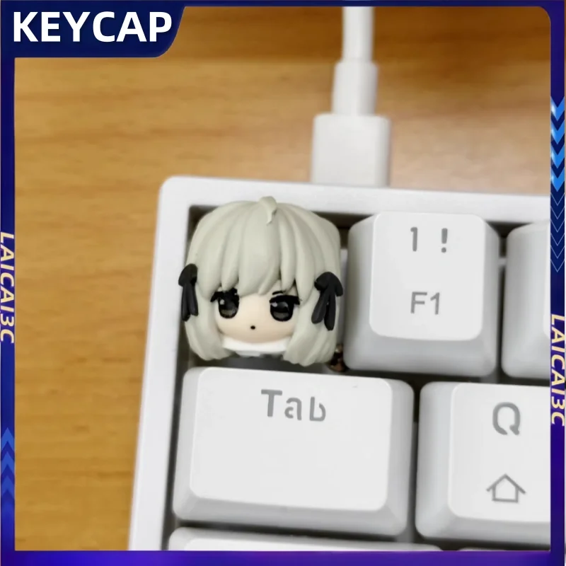 

Creative Yosuga No Sora Keycap Cherry Profile Resin Anime Cartoon Cute Personalized Mechanical Keyboard Gift Collectibles Keycap