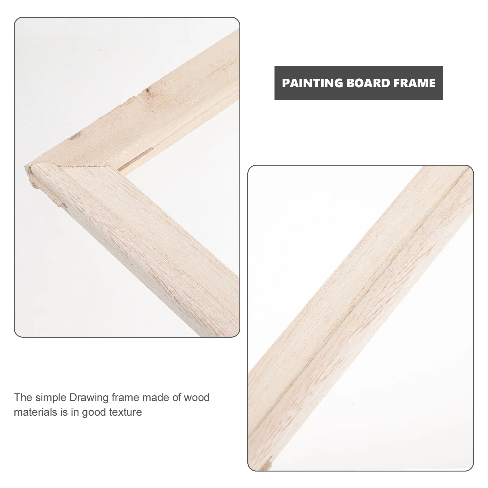 

4Pcs Wood Oil Painting Frames Professional Portable Canvas Frames for Painting Drawing Board Art Materials Canvas Frame