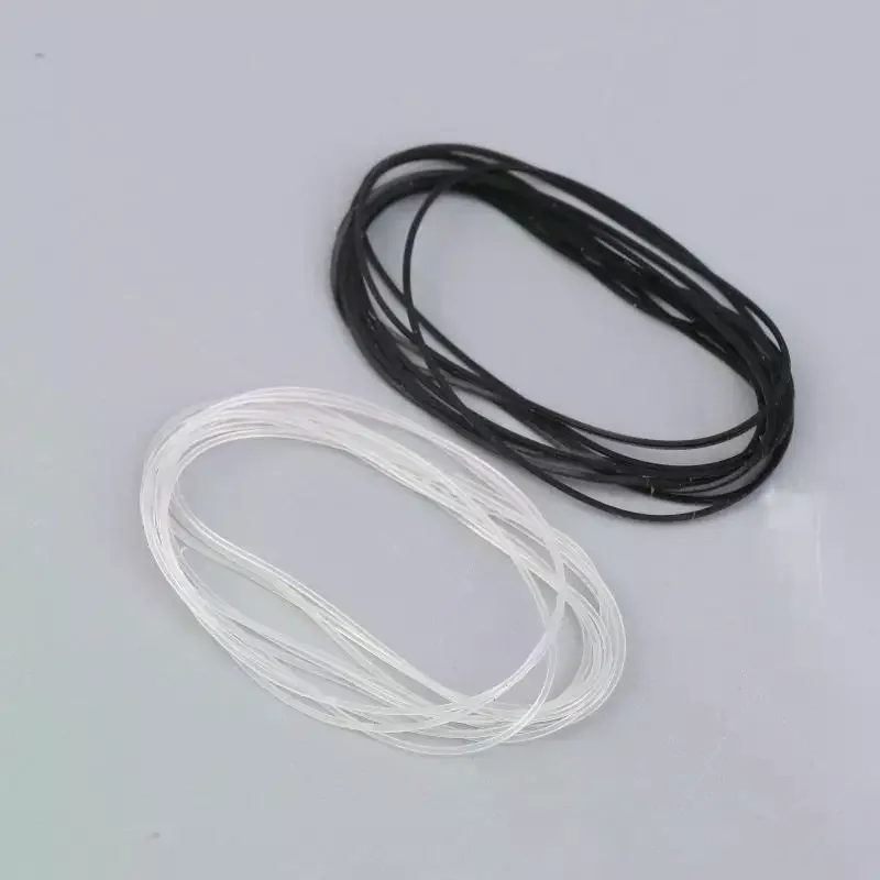 10pcs Half-frame Lens Explosion-proof Silicone Coil Rubber Ring Cushion Wire Anti-pressure Silica Gel Collar Glasses Accessory