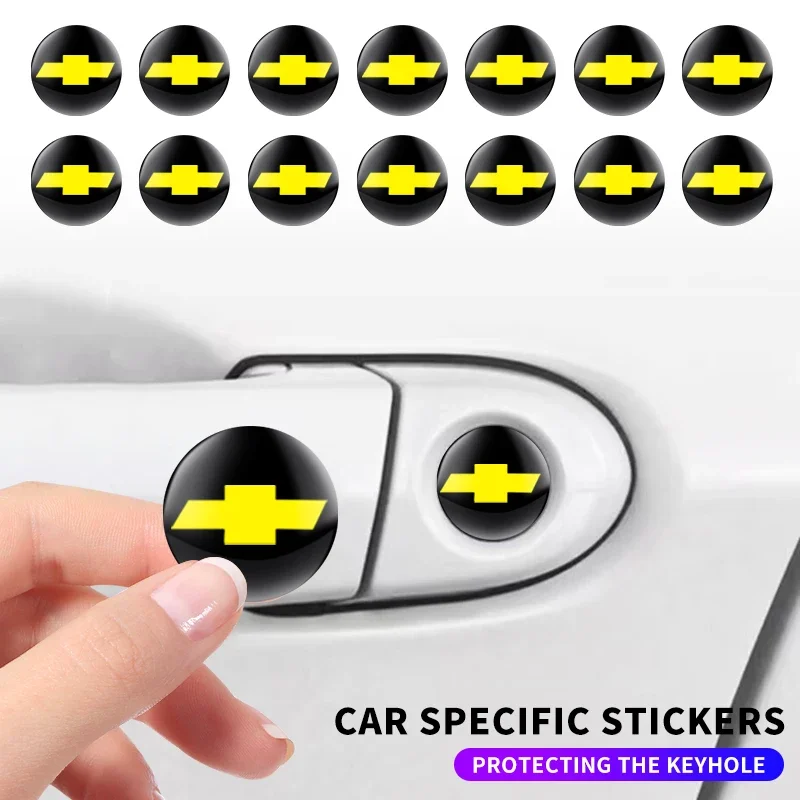 

2/5/10 шт. наклейки на замочную скважину автомобиля, антиблокировочные наклейки для Chevrolet Silverado Impala Malibu Equinox Cruze Camaro Blazer Aveo