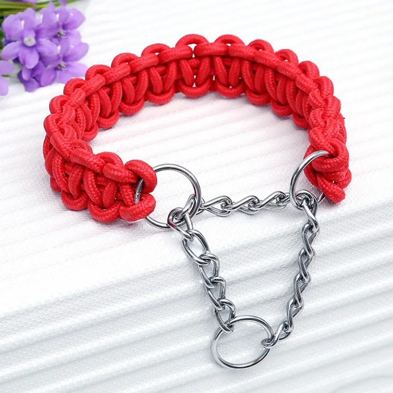 Nylon Dog Collar Durable Collar for Large Dogs Collar Leash for Medium Large Dogs Cats Pet Supplies