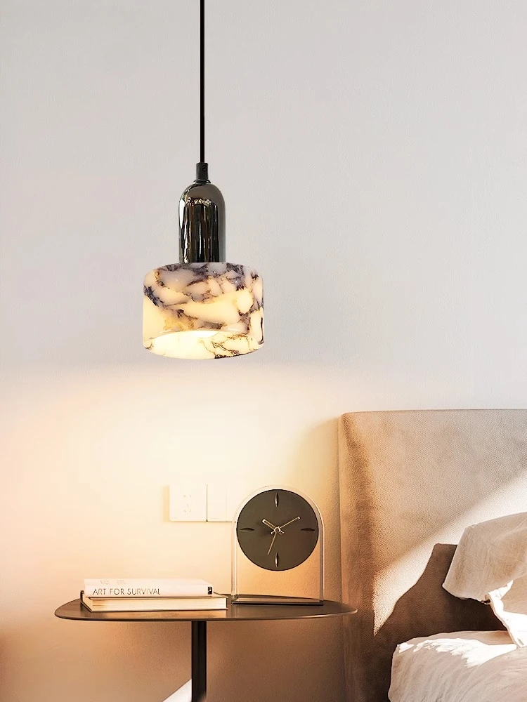 الحد الأدنى مطعم ضوء غرفة المعيشة الفاخرة حائط الخلفية بلغاري الرخام الأبيض غرفة نوم الإيطالية اللوح الأمامي قلادة الخفيفة