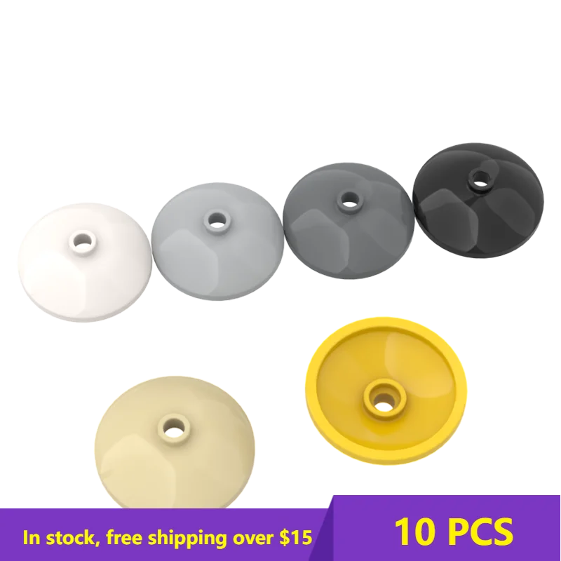 

10PCS MOC Bricks 43898 Dish 3 X 3 Inverted 3.8 Changeover Catch for Building Blocks Parts DIY Educational High-Tech Parts Toys