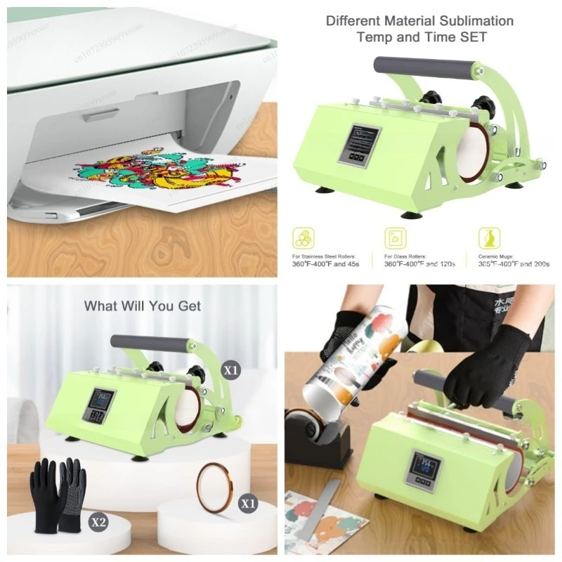 Multifunctional Cup Heat Press Baker Sublimation Transfer Printing Machine For DIY Ceramic Cup Tumbler Craft Making