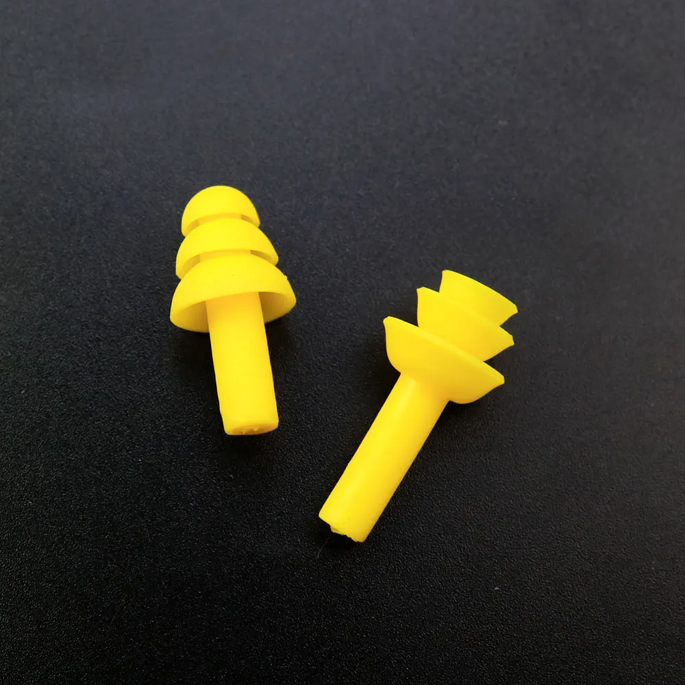 JCD 5Pairs Silicone Ear Plugs Sound Insulation Waterproof Swimming Earplugs Anti-noise Sleeping Plug For Travel Noise Reduction