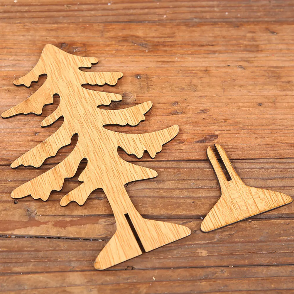 

Christmas Tree Table Top Trees Miniature Holiday Decor Simulated Desktop Decoration Small The Cross