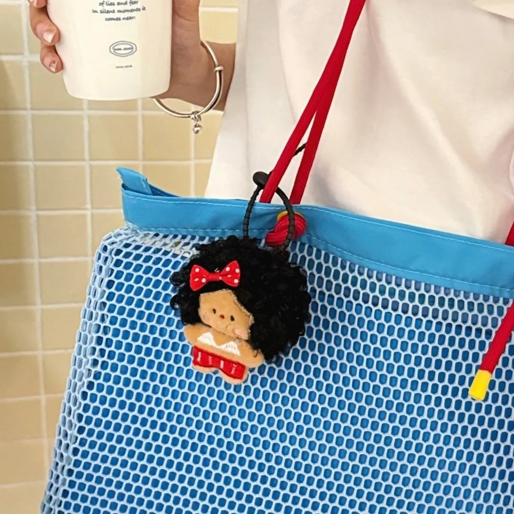 New Stuffed Figure Bag Pendant Dolls Soft Cartoon Little Girls Backpack Charms 8cm Size Keychain Plushie Bag Pendant Gift Giving