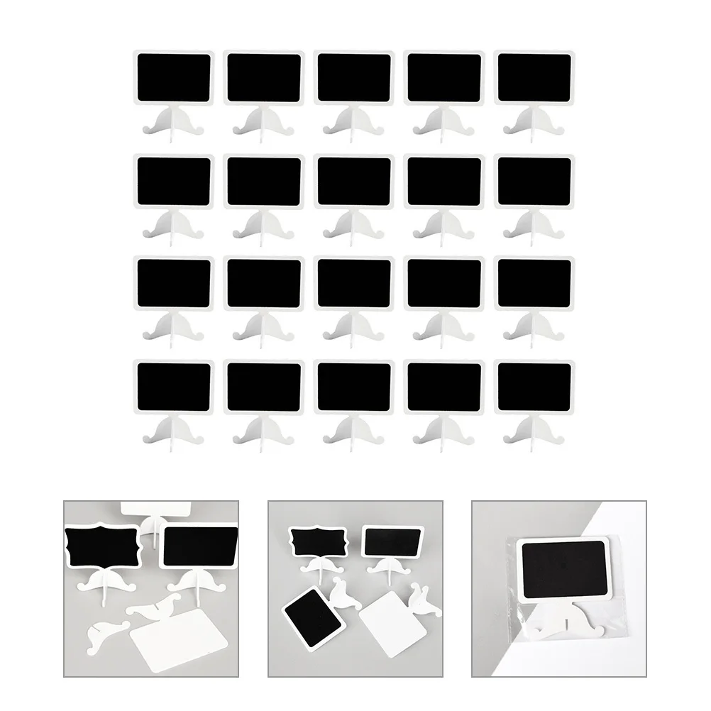 

20Pcs Compact Miniature Chalkboard Small Tabletop Memo Board for Home Office Party Decoration Versatile Use Mini Blackboard