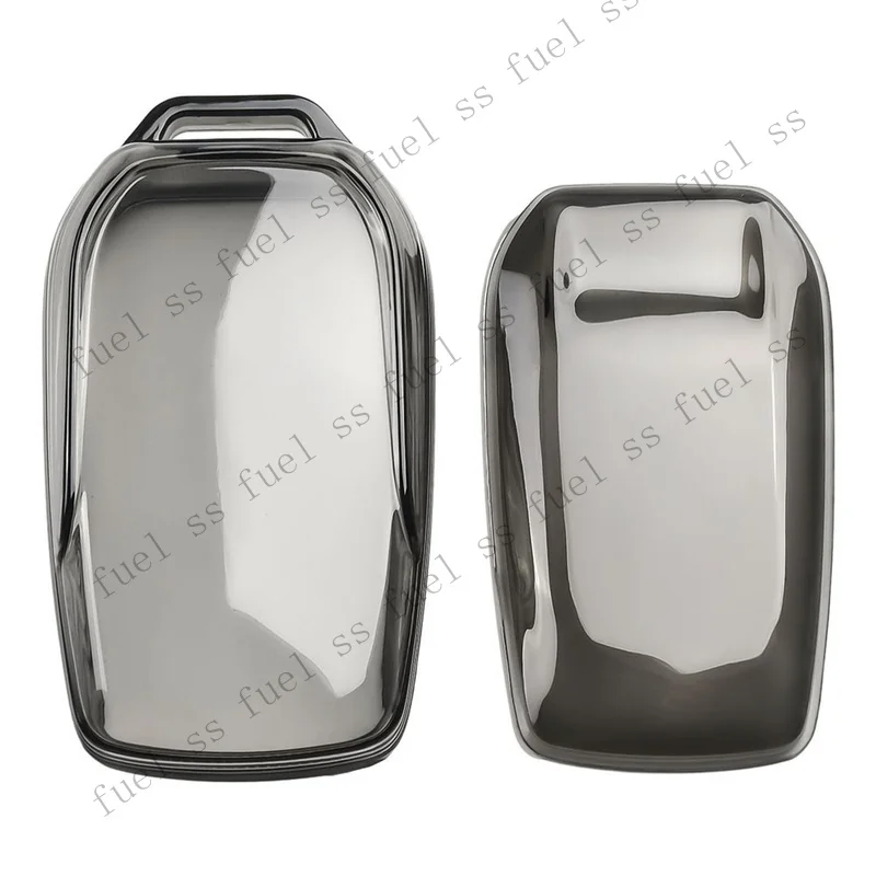 S+ Simplistic Design Transparent Black Key Cover Suitable for Select For Toyotas