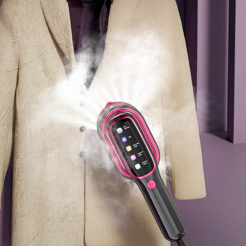 Ручной паровой утюг 1200 Вт, 5 скоростей, сенсорный экран, вращающийся портативный электрический отпариватель для одежды, складная гладильная машина 110 В/220 В