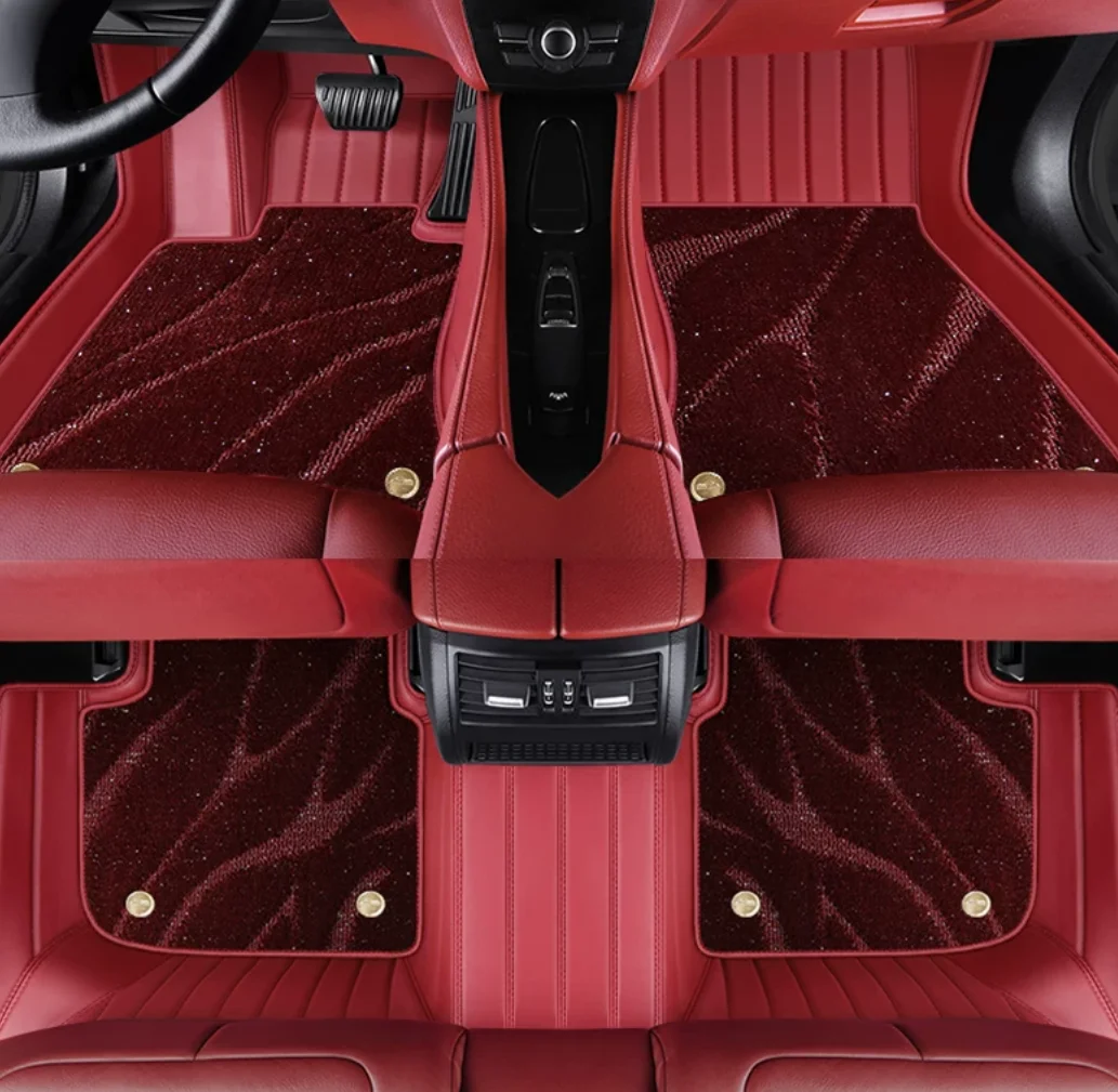 Custom special car floor mats for Mercedes Benz AMG GT 43 X290 2025-2018 waterproof double layers carpets for GT53 GT63