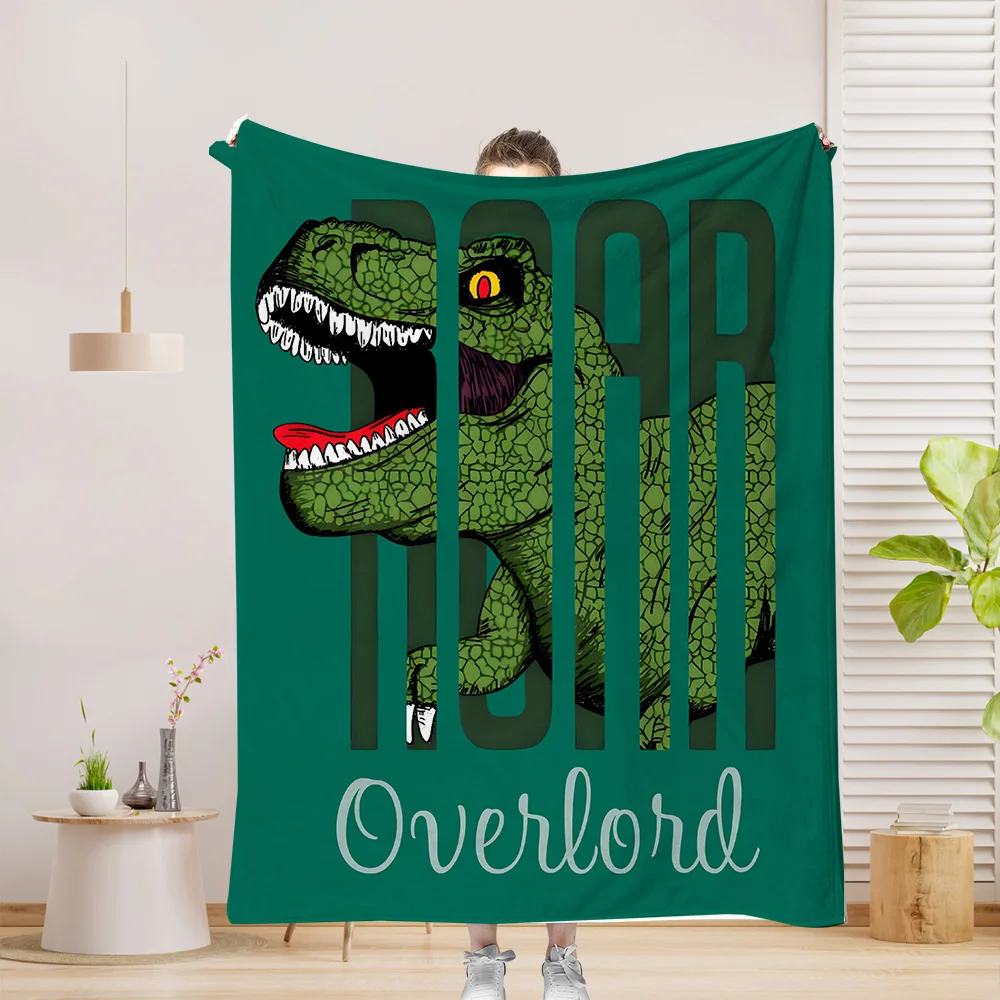 Cartoon Element Series Printed Blanket for Sofa Bed Travel Camping Living Room Office Conditioning Blanket for All Seasons Gifts