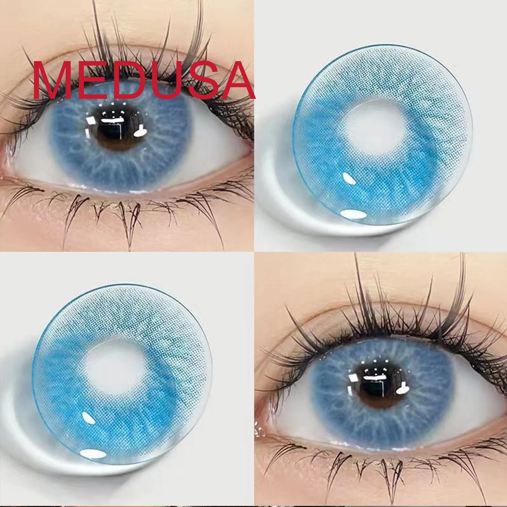 Coslens Eyewear Glasses with Power 14.20mm Cosmetic Contacts Lenses Cosplay Color Accessories lentes de contacto Medusa