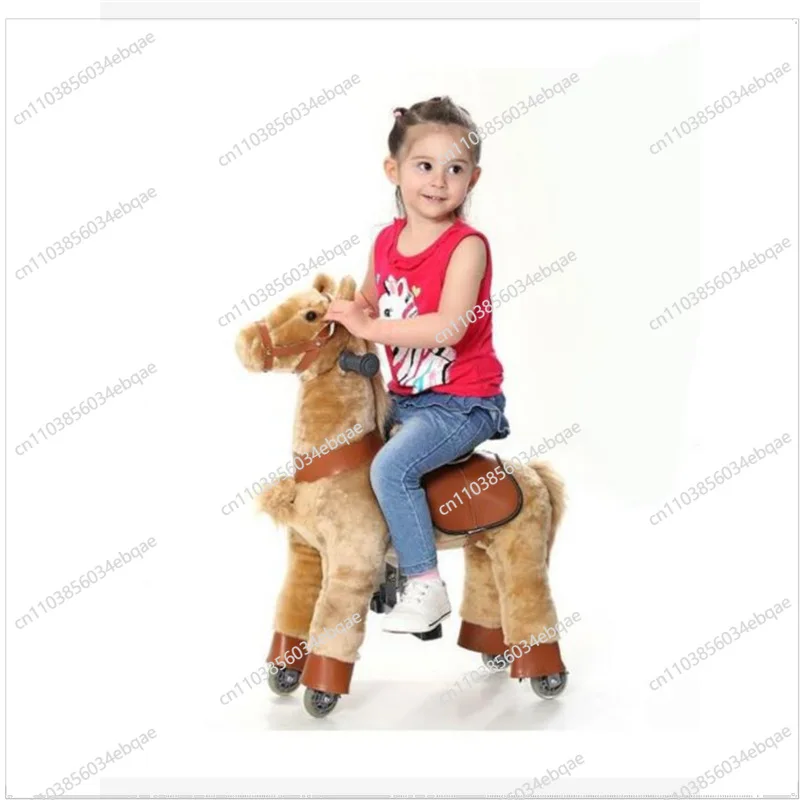 

Mechanical Horse Toys Can Ride The Toy Horse Really Electric Adult Children Zhuge Riding and Walking Jumping