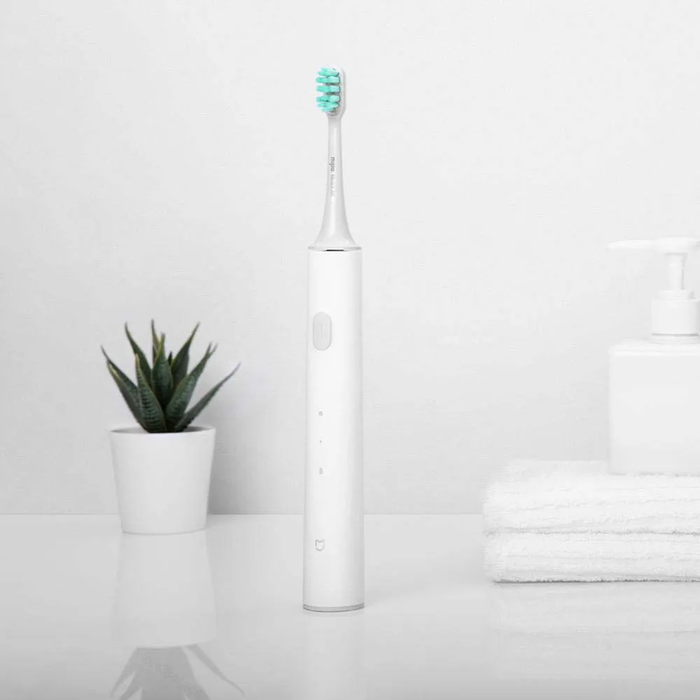 2024 XIAOMI MIJIA T300 Electric Toothbrush Smart Sonic Brush Ultrasonic Whitening Teeth Vibrator Wireless Oral Hygiene Cleaner