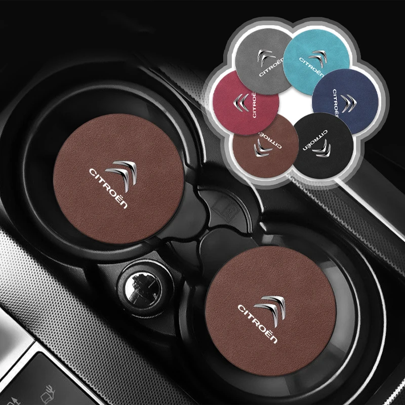 1/2 قطعة قاعدة أكواب السيارة مقاوم للماء عدم الانزلاق غربلة واقية تسرب الصحن لسيتروين C1 C2 C3 C4 C5 X7 بيرلينجو كسارا C8 C4L DS3 DS4