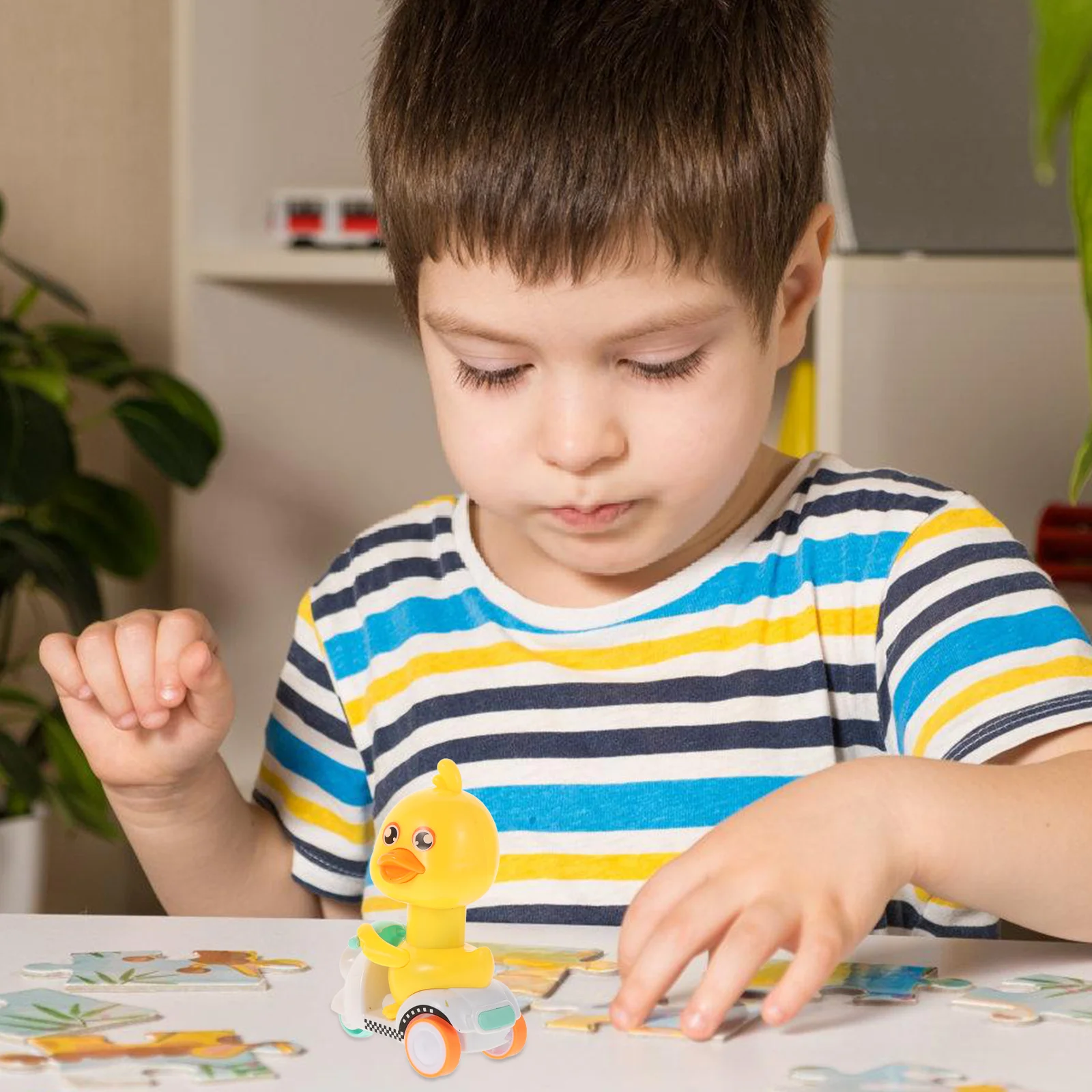 Coche extraíble para niños, pequeño vehículo educativo de aprendizaje temprano, Mini coches de regalo para niños y niñas, Material ABS duradero, 2 uds.