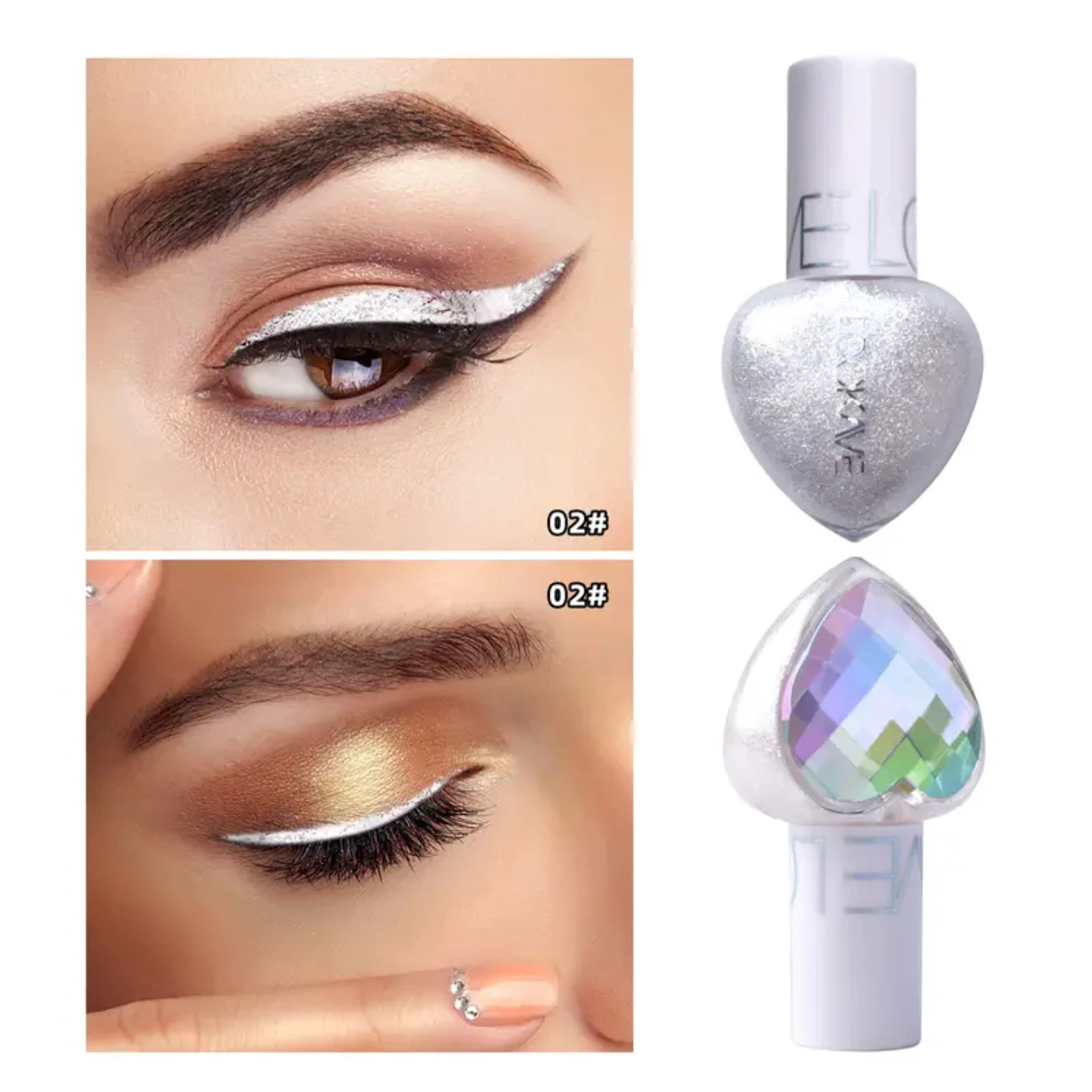 

Shimmering Mini Single Color Highlight Liquid Eyeliner, 3.5ml - Enhance Your Look with a Luminous Touch