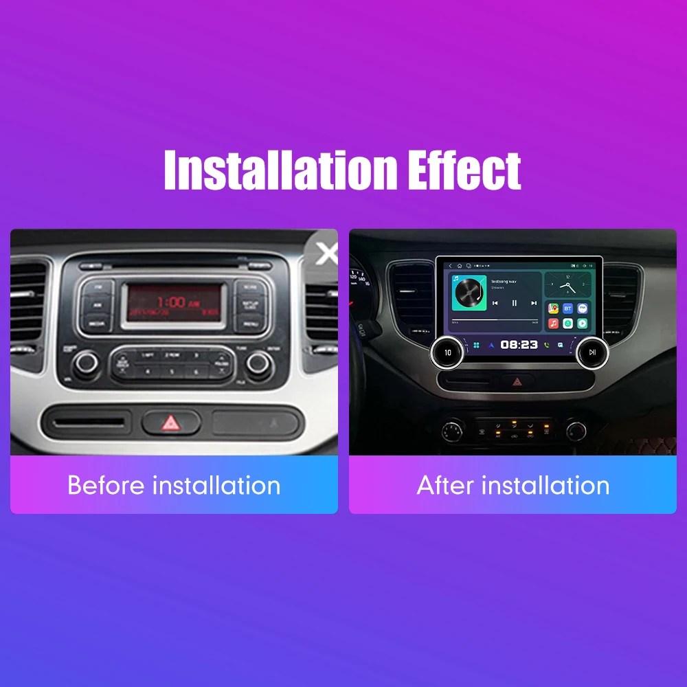 11.8 Inch 2K Double Knobs 2 Din Car Radio For Honda Carens 2014-2017 Car Radio DVD Multimedia Video Player Android Auto Carplay