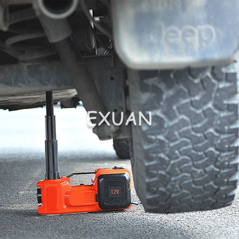 Automobile Electric Jack 5t 12v Hydraulic Multi-function Vehicle Mounted Tire Changer Electric Wrench Pneumatic Pump Tire Repair