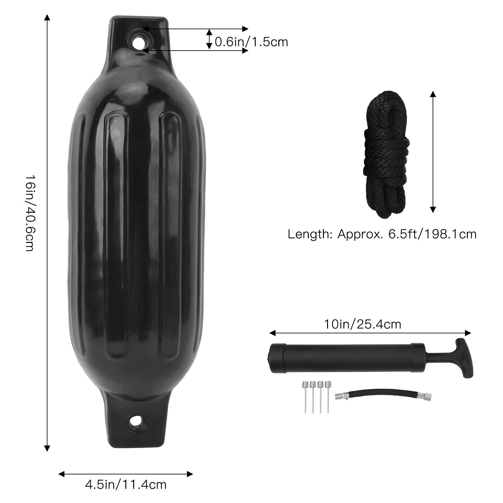 قارب قابل للنفخ الوفير عدة واقية مضلع العوامات لرسو السفن لليخوت عائم قارب صيد مركبة بحرية الوفير عدة